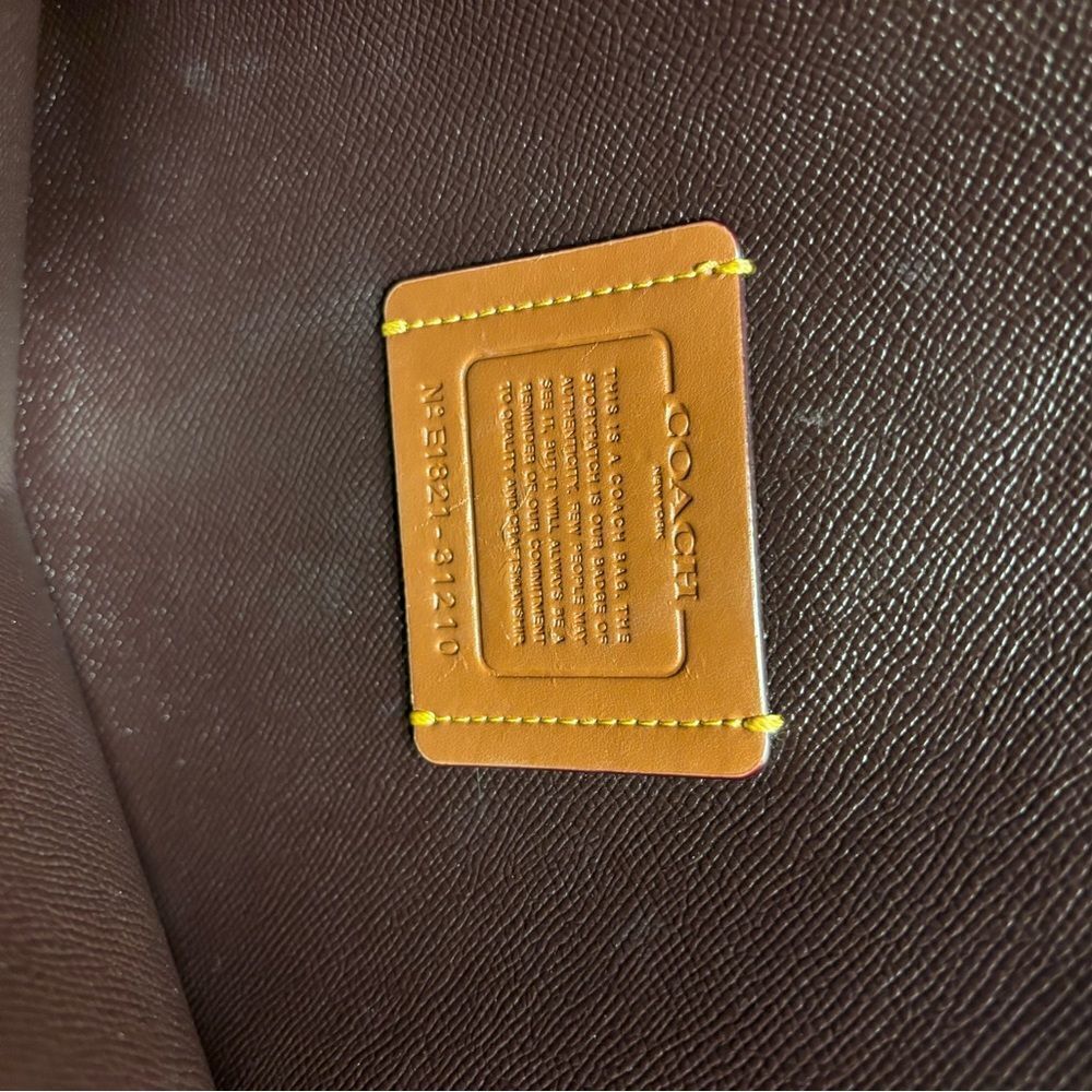 Coach Charlie Carryall in Signature Canvas in Charcoal/Midnight Navy / Like New - Picture 9 of 10